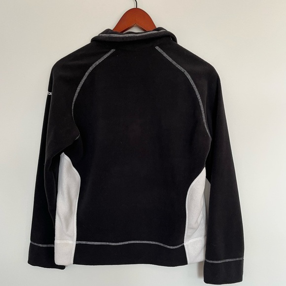 Reebok Black and White fleece Zip-Up Jacket with Montreal Canadian Logo medium - Picture 4 of 4